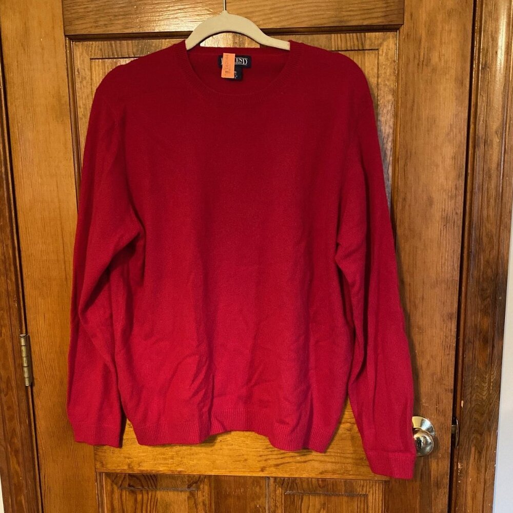 Lands' End Red Cashmere Sweater - PL